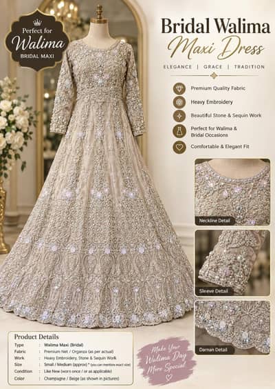 walima long maxi for sale