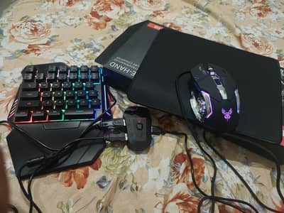 pubg keyboard and mouse with mobile stand