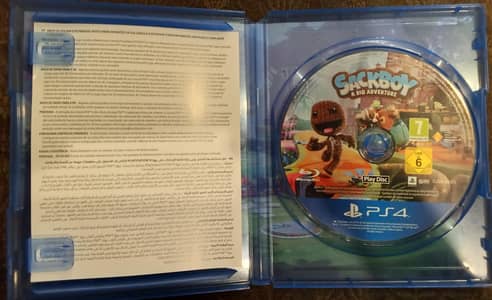 Sackboy playstation 4 game dvd