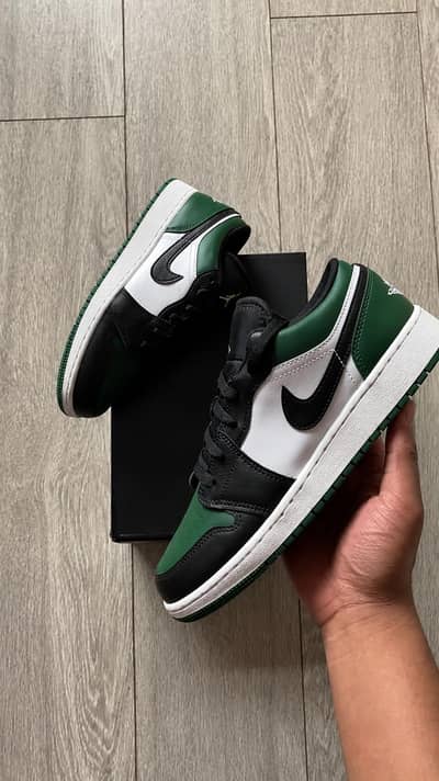 New Jordan 1 Green Toe