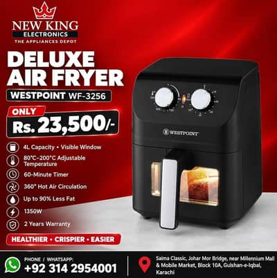 westpoint air fryer 4 litr