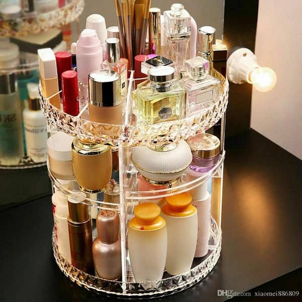 T   Cosmetics Makeup Organizer 3D Rotating 360