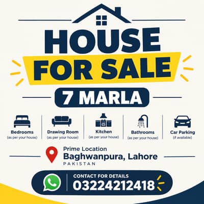 House for sale  whatsap: 03224212418