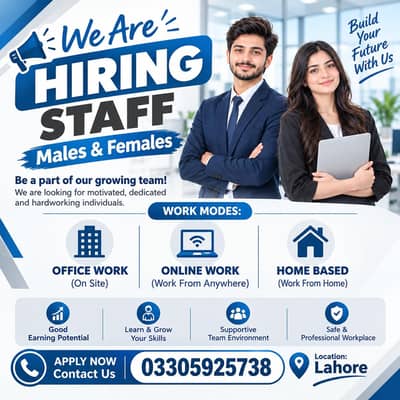 We are hiring for Full time , Part time and Home base.