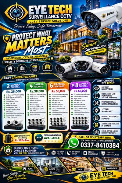 DAHUA CCTV Installation Cameras & Security Solutions HD,WiFi,DVR NVR