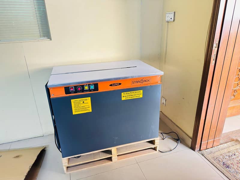 Plastic Strap Roll & Strapping Machine 4