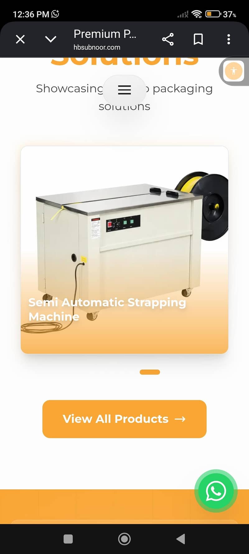Plastic Strap Roll & Strapping Machine 6