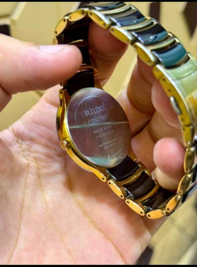 Rado Centrix Original 4 Diamond Black Gold Ceramic 9/10