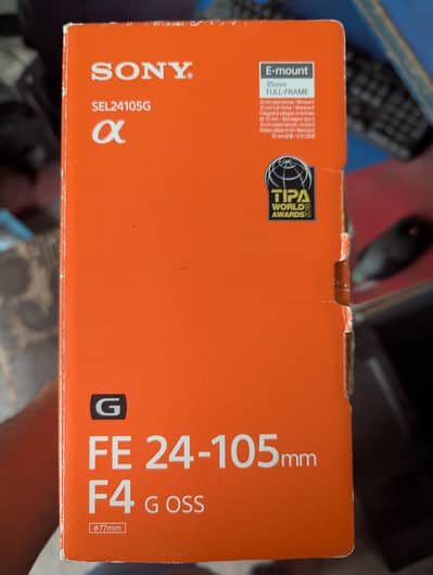 Sony 24 105mm f4 lenz G oss
