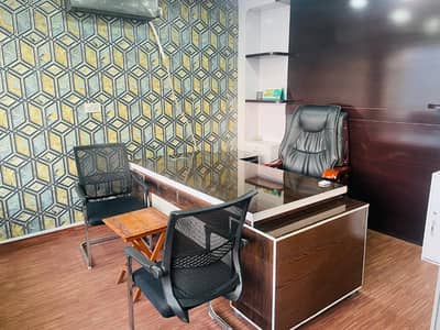 Furnished office space available for rent in bahria town phase 4 civic centre
