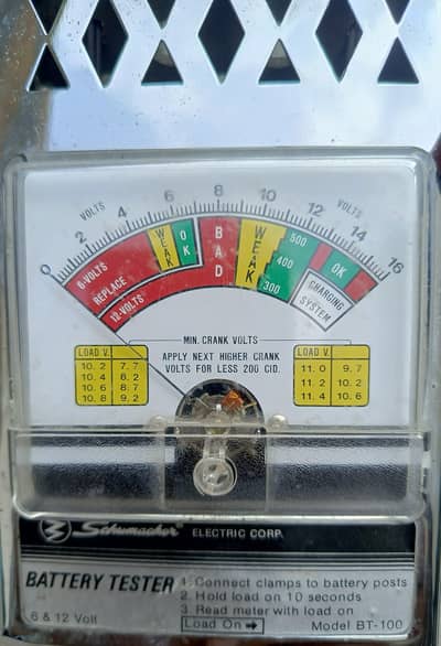 Battery Tester 6V & 12V