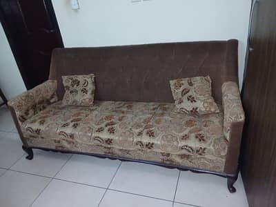5 seater sofa |  original Talli wood | colour: chocolate brown |