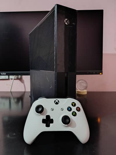 Xbox one with controller and cables