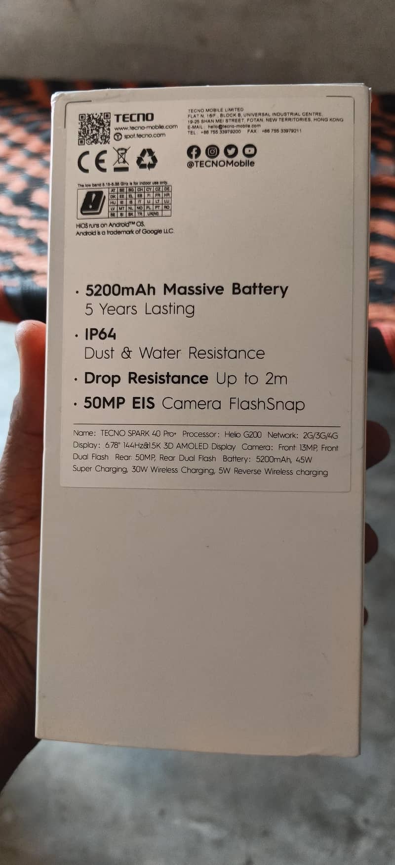 Tecno spark 40 pro plus 7