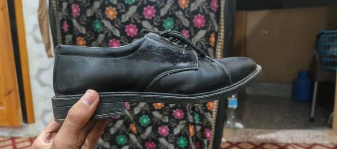 Title: Black Formal Shoes for Men – SKOOL – Good Condition