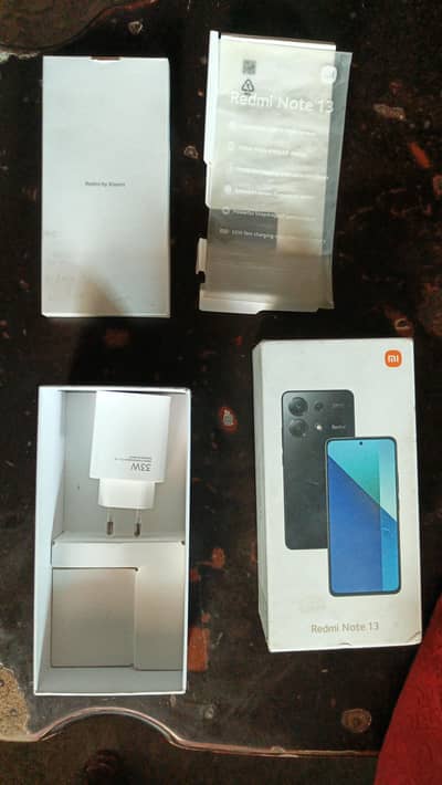 Redmi Note 13 || panal changed || With Box Charger