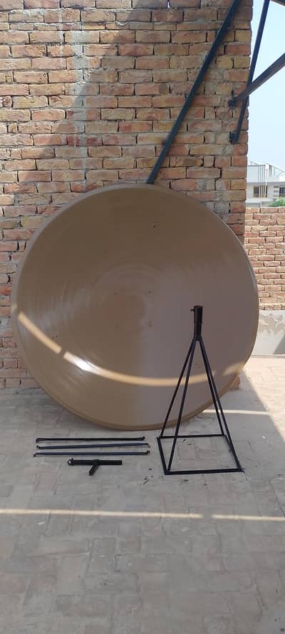 Dish Antina 8 feet length heavy Guage iron