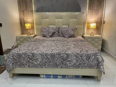 Solid Wooden Bed Set ( Gourmet Furnitures )
