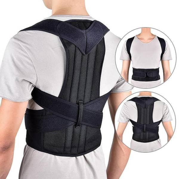 T   Adjustable Magnetic Therapy Posture Corrector Brace Shoulder Back Support Belt for Male Female Braces and Supports Belt