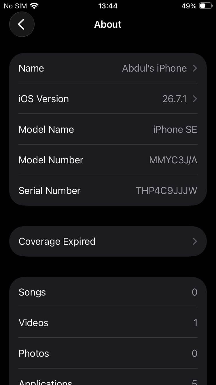 Apple iPhone SE 0
