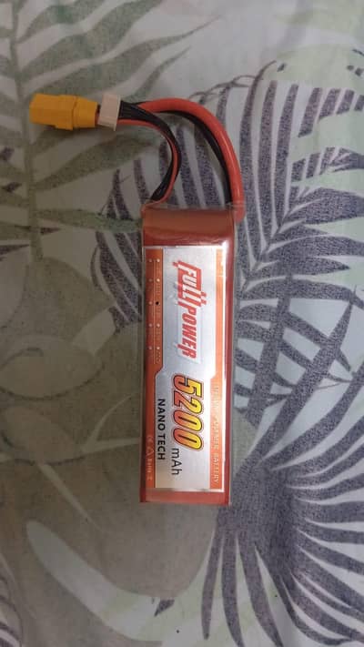 Fullipower 5200mAh 4S 14.8V LiPo Battery, Used Once