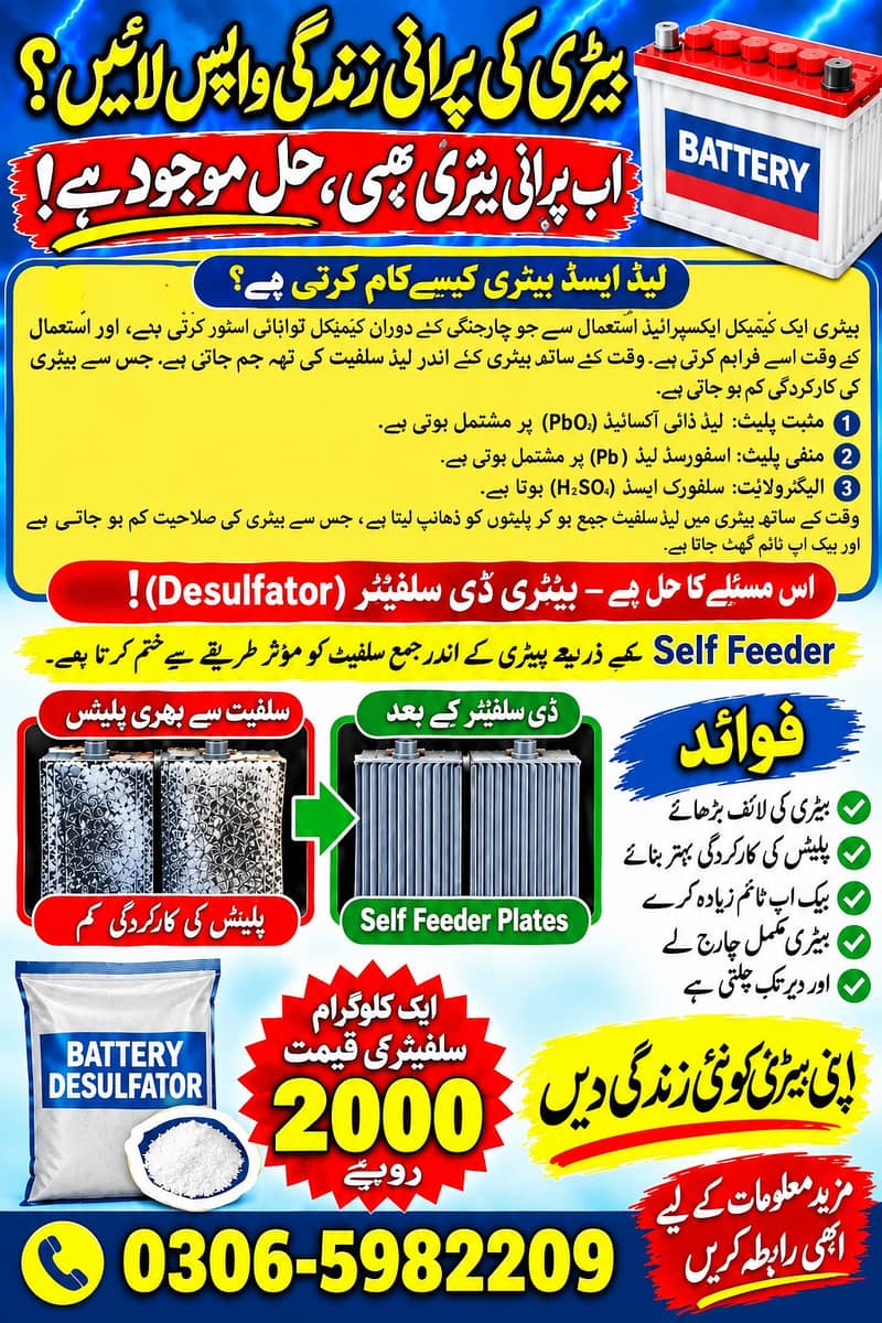 بیٹری کی پرانی زندگی واپس لائیں؟ اب پرانی بیٹری بھی ، حل موجود ہے ؟ BA 0
