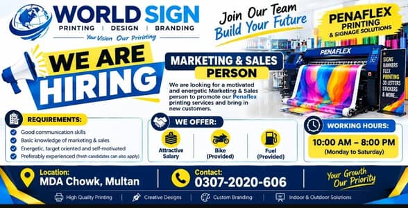 Marketing and Sales