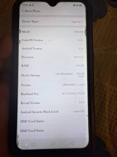 OPPO A5s