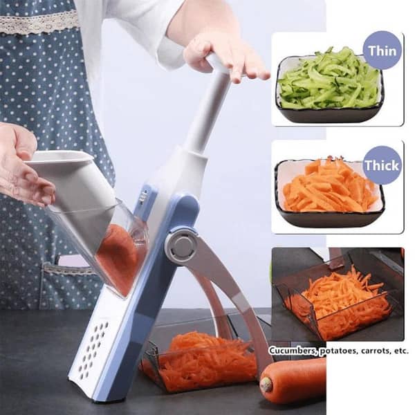 T  5 In 1 Artifact Shred Slice Peeling - Safe Slice Mandoline