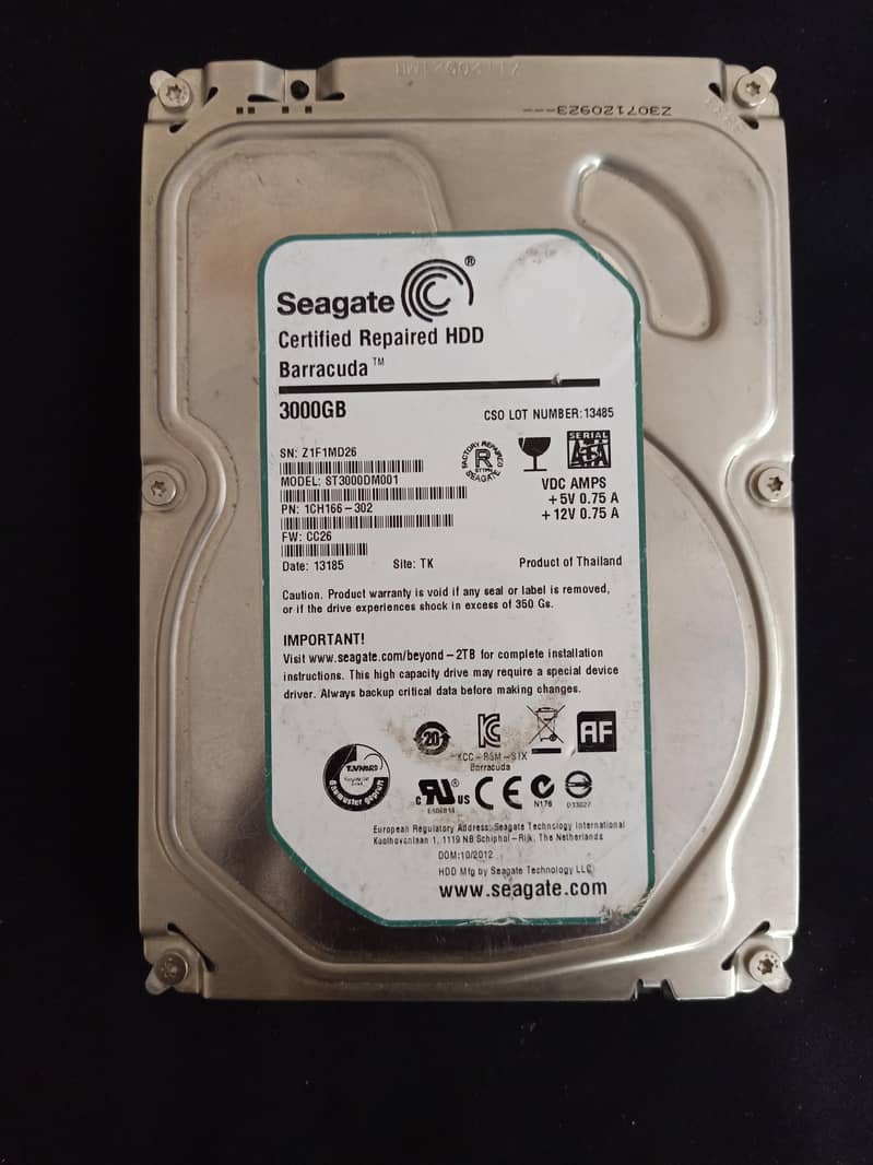 Seagate Hard drive disk 0