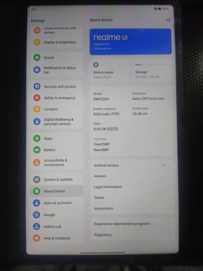 Realme pad 2