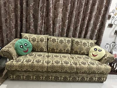 3 Seater Sofa with two single sofas