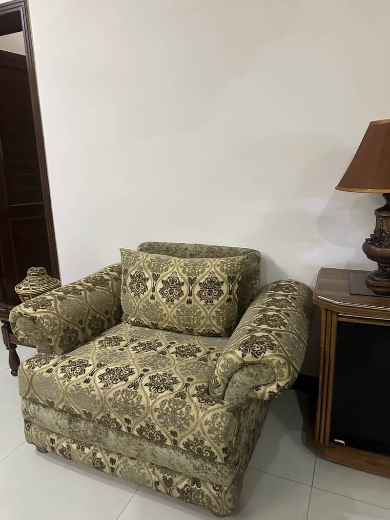 3 Seater Sofa with two single sofas 1