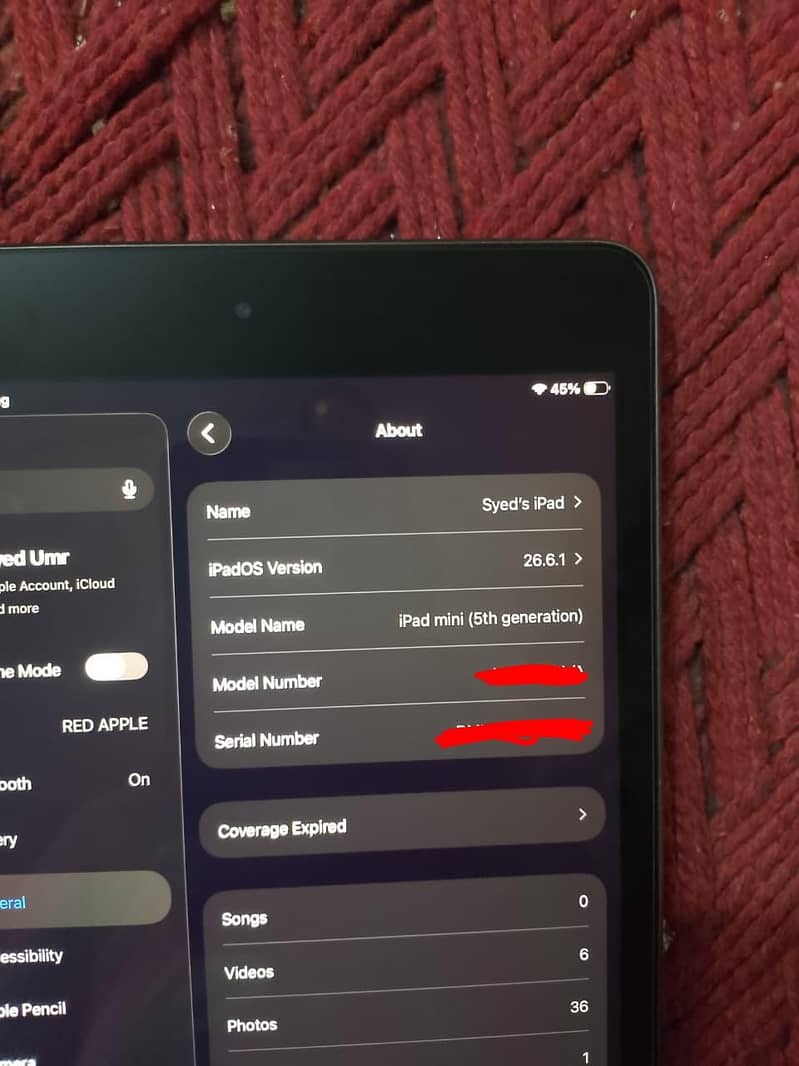 I pad mini 5 6