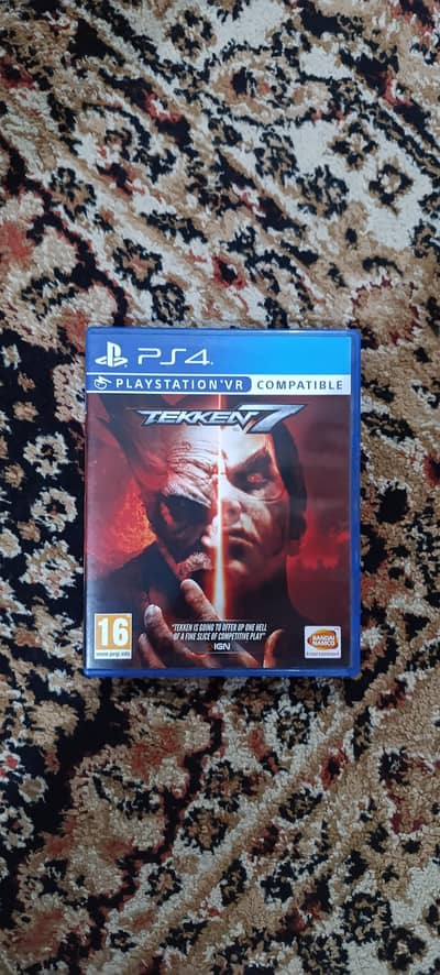 PS4 Tekken 7  WWE 2K25 | Mint Condition | Original Discs | unused code