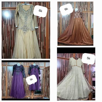 Dresses/ 3pcs/ Ladies Dress/ Party Wear/ Formal Wear/ Wedding Dress