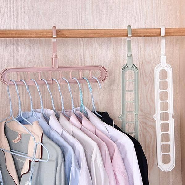 T  Nine Hole Magic Folding Hanger 1 PCS