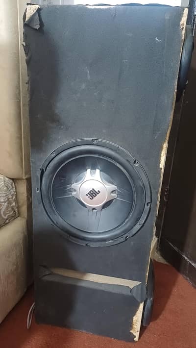 woofer+speaker+4channel amplifier