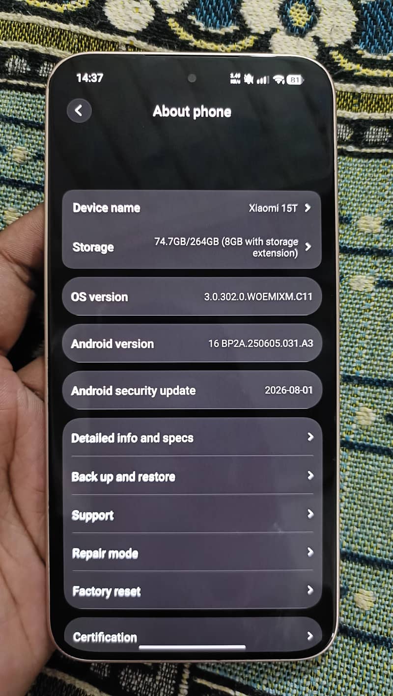 Xiaomi 15T 2