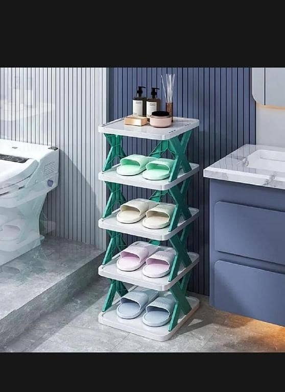 T  High Quality Shoe Rack Organizer 4,5,6 layer- Stackable Shoe Rack - Shoe Stand - Fashion Shoe Rack - Shoes Storage – 4, 5 ,6 Tiers Heavyweight Shoe Stand , Book Rack , Multipurpose Rack