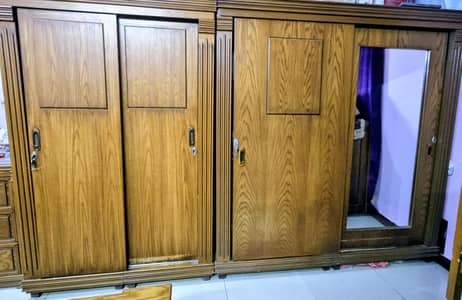 PREMIUM OAK BEDROOM FURNITURE SET – WITH BABY COT