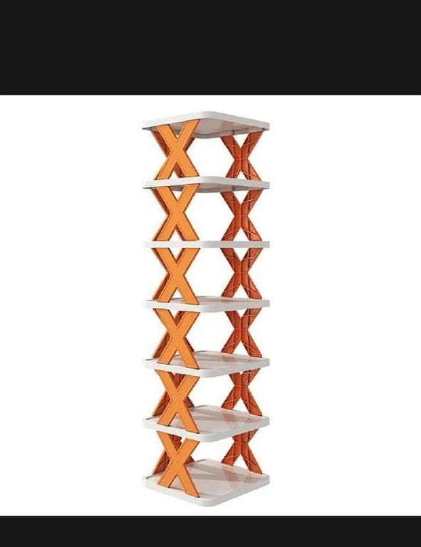 T   5 Layer Stackable Vertical Space-Saving Shoe Storage Rack Organizer