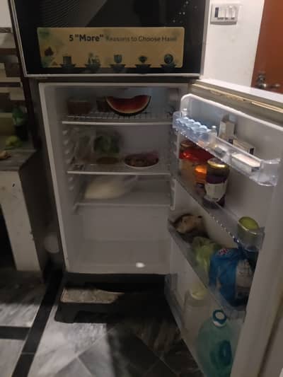 Haier fridge deep freezer size