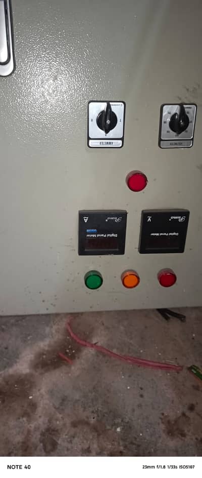 Electric 3 phase panel