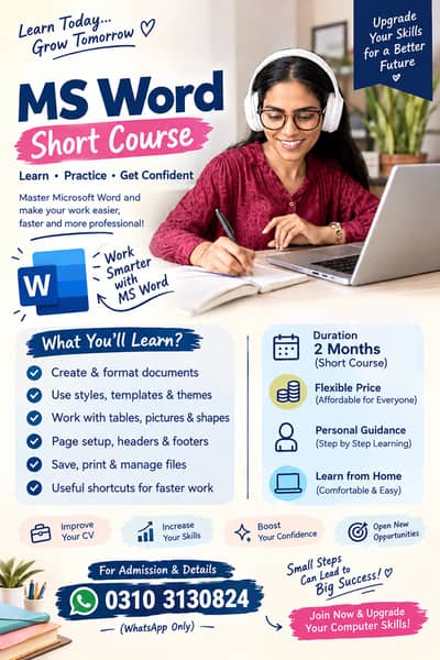 Ms word short course