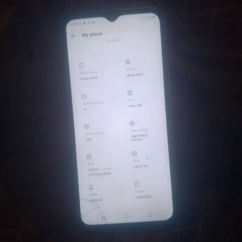 Infinix Note 12 6