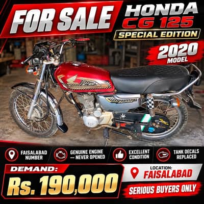 Cg 125 self start