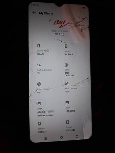 Itel A70