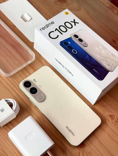 c100x golden color 8/128 just box open new