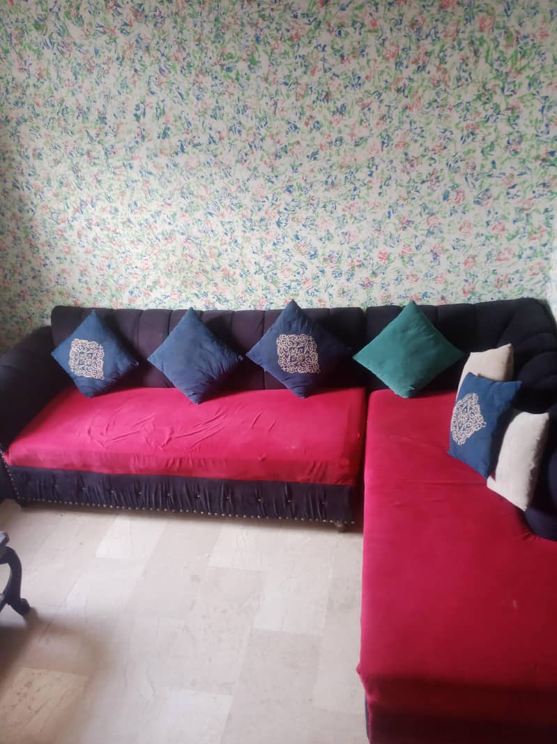 comfortable L shape sofa 1